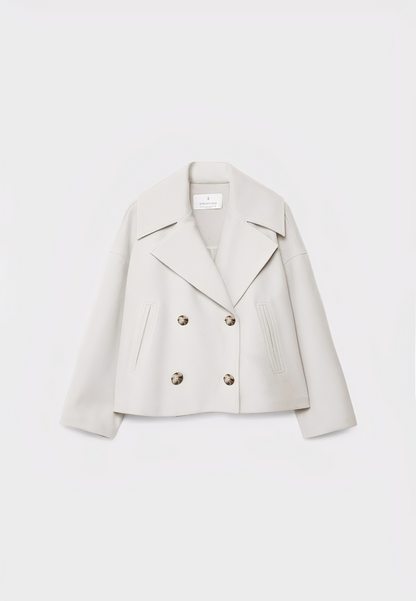 Claire – Short Elegant Double Layer Cardigan