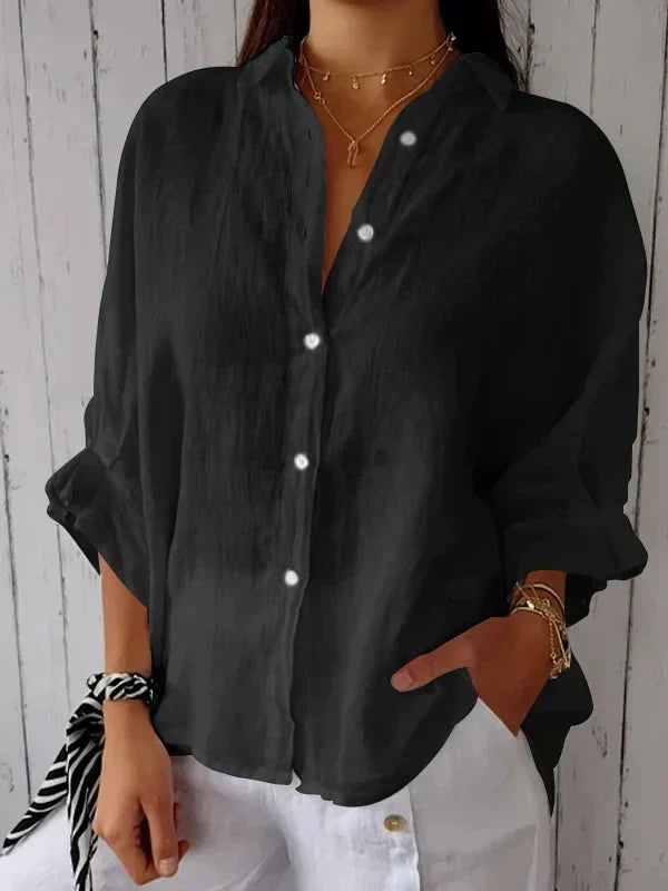 Madison - Elegant blouse with a classic design and buttons