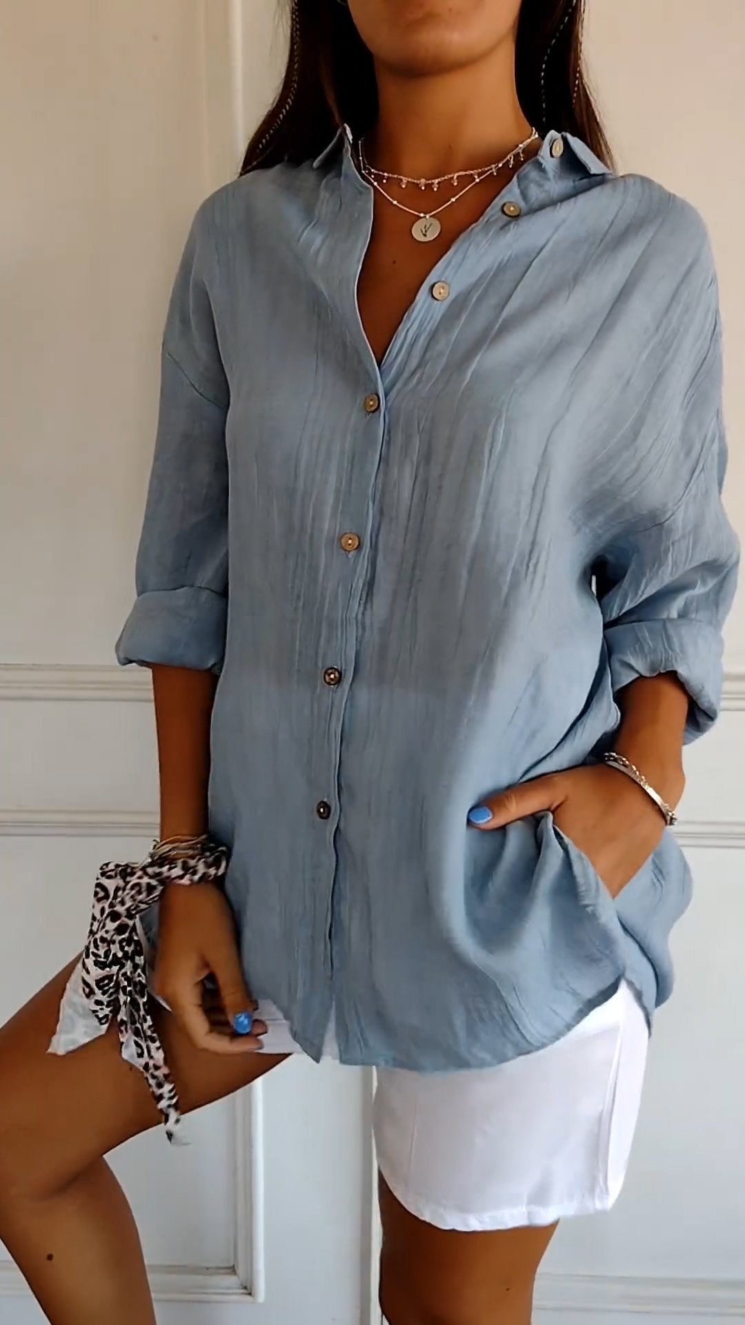 Sofie – Women's button-down shirt for summer