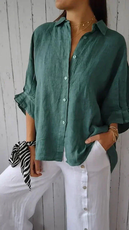 Madison - Elegant blouse with a classic design and buttons