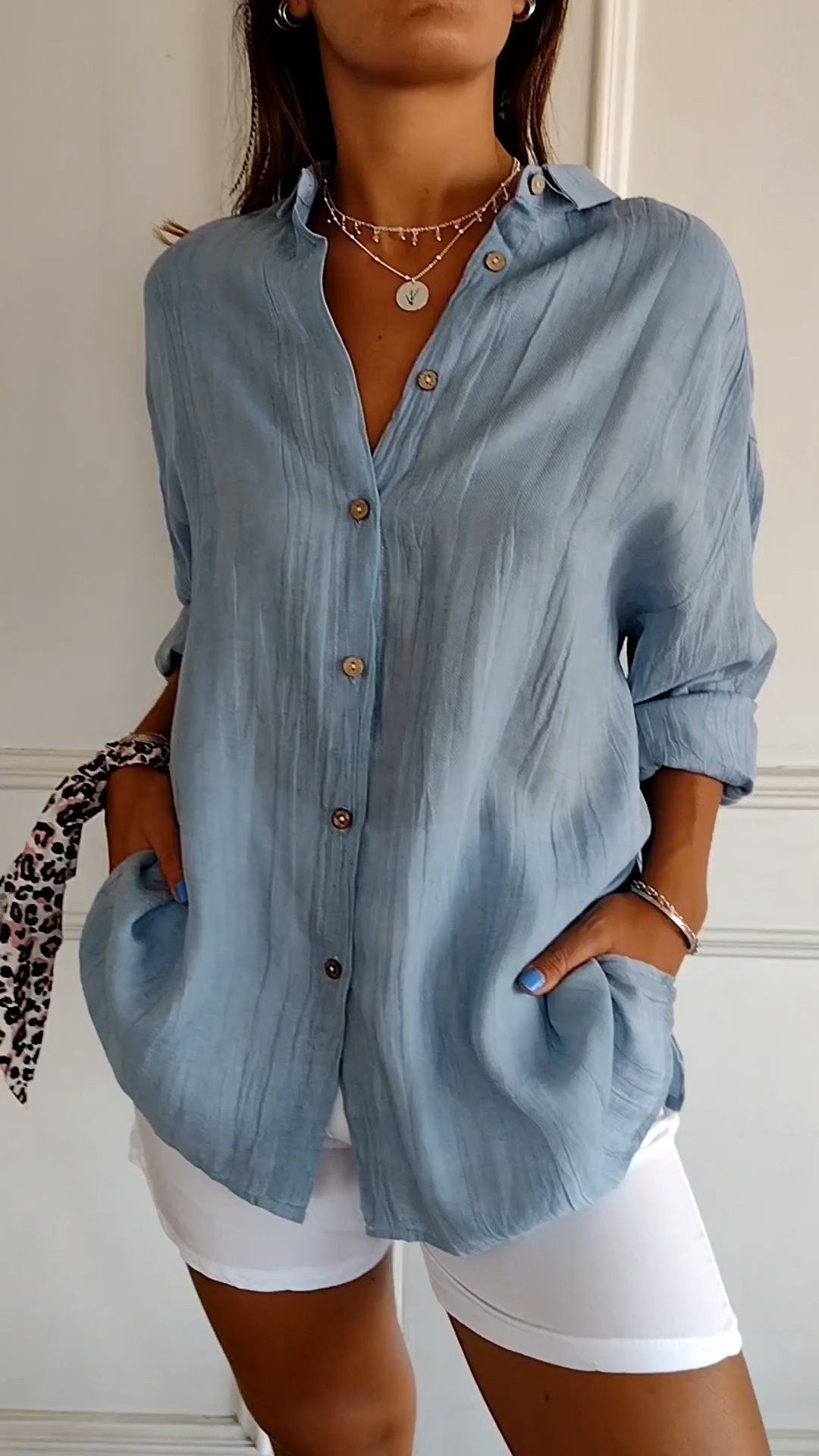 Sofie – Women's button-down shirt for summer