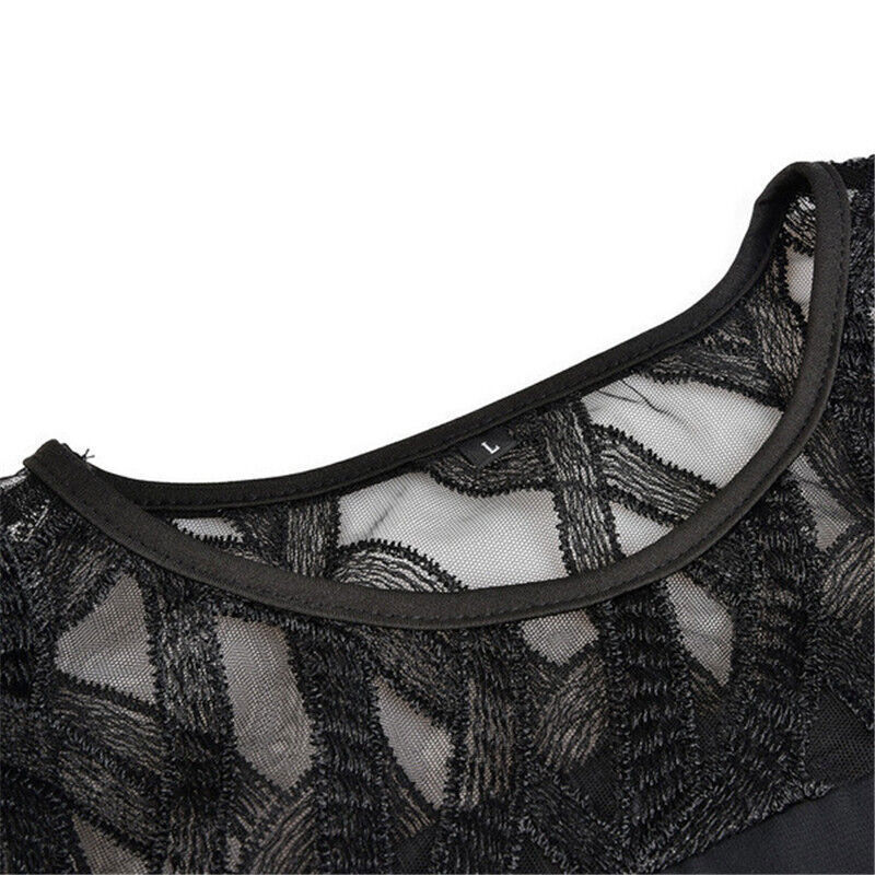 Annika – Dress with cut-out sleeves and feminine fit