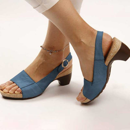 Victoria - Orthopedic sandals with heel