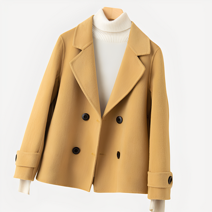 Sofia - Elegant short cashmere jacket for women