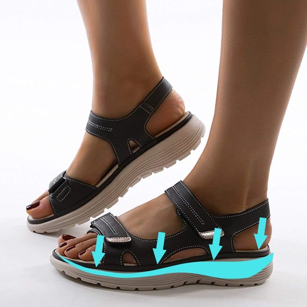 Crisha - Orthopedic sandals with support and style for women